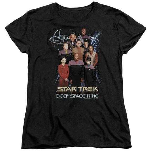 Star Trek Ds9 Crew Women's T-Shirt Black