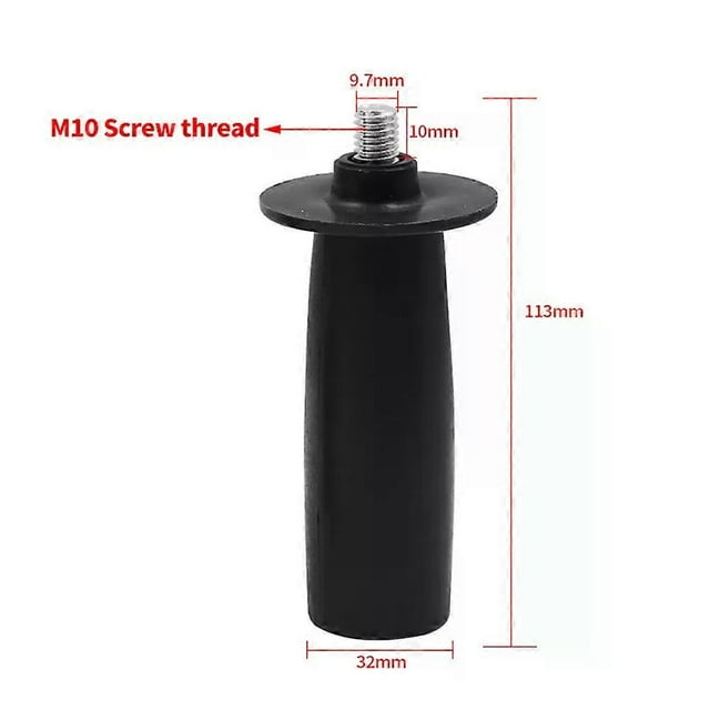 Poignée Auxiliaire de Moulin d'Angle M8/M10 pour Pièces de Rechange Accessoires de Moulin d'Angle