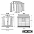 thumbnail image 5 of Lifetime 8 Ft. W x 10 Ft. D Storage Shed, 6405, 5 of 7