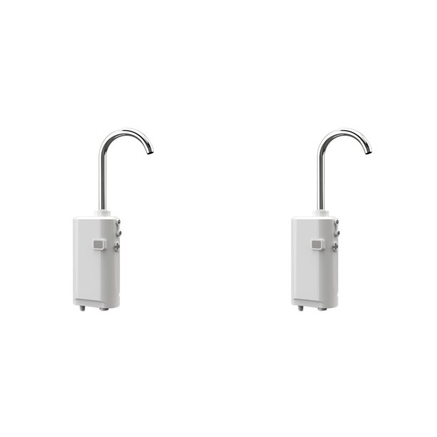 2uds. Pesca Bomba de oxígeno Agua Oxigenación Aire USB Sensor inteligente Blanco