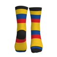 thumbnail image 2 of Mens Crew Socks Womens Colombia Flag Workout Training Athletic Socks, 2 of 7