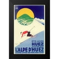 thumbnail image 2 of Vintage Apple Collection 17x24 Black Modern Framed Museum Art Print Titled - Alpe de Huez, 2 of 5