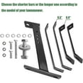thumbnail image 3 of Trailer Hitch For Lawn Mower, Garden Tractor Trailer Hitch, Solid Iron Construction, Compatible With, 3 of 5