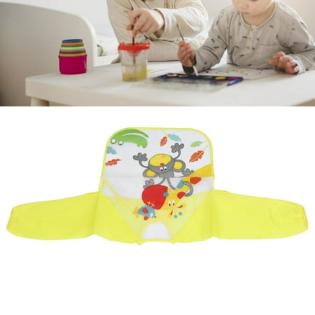 

Henmomu Kids Art Smock Long Sleeved Bibs Durable For 1-5 Years Old For Home