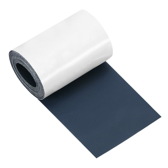 Uxcell Leather Repair Patch 3"x60" Self-Adhesive Leather Vinyl Repair Tape Kit for Furniture Couches Sofa Chair Car Boat Seats Jackets, Navy Blue