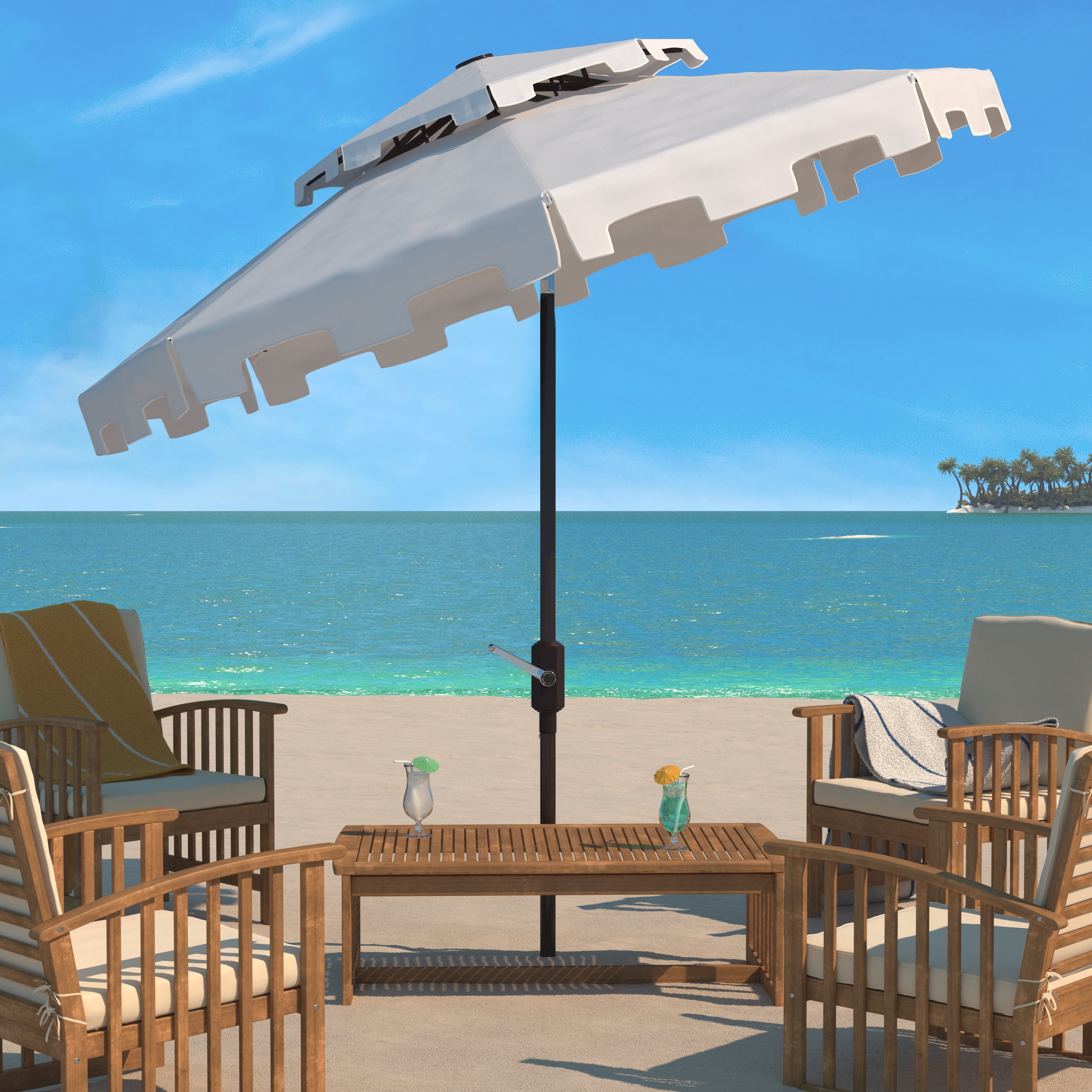 Safavieh Zimmerman Market Umbrella