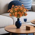 thumbnail image 4 of ERTZAE Artificial Daisy Chamomile Hand Tied Bouquet,Orange,12 Inch Faux Flower for Wedding Home Decor,Faux Wildflower Bouquet,Realistic Silk Flowers,Versatile Centerpiece for Vase,Table or DIY Crafts, 4 of 9