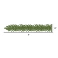 thumbnail image 2 of Vickerman 9' Flocked Alaskan Pine Artificial Christmas Garland, Multi-Colored Dura-lit Incandescent Mini Lights - Faux Pine Christmas Garland - Seasonal Indoor Home Decor, 2 of 3