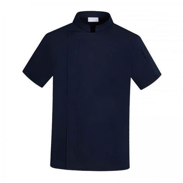 Chaquetas de chef,Chaquetas de chef de verano de manga corta transpirables,Ropa de servicio de alimentos Uniforme Chaqueta de chef,Camisa de trabajo ejecutiva para camarero,Escuela de