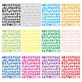 thumbnail image 1 of Autocollants Alphabet Résistants aux UV, Conception Auto-Adhésive Durable pour la Personnalisation, Autocollants Alphabet en Vinyle Imperméable pour Usage Intérieur Extérieur, 1 of 7