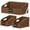 Brown-Paper, variant on Pantry Organizers  Handwoven Large Wicker Baskets For Shelves Labeled Storage Organizing With Handles - Paper Bins Boho Decorative 3 Pack Black