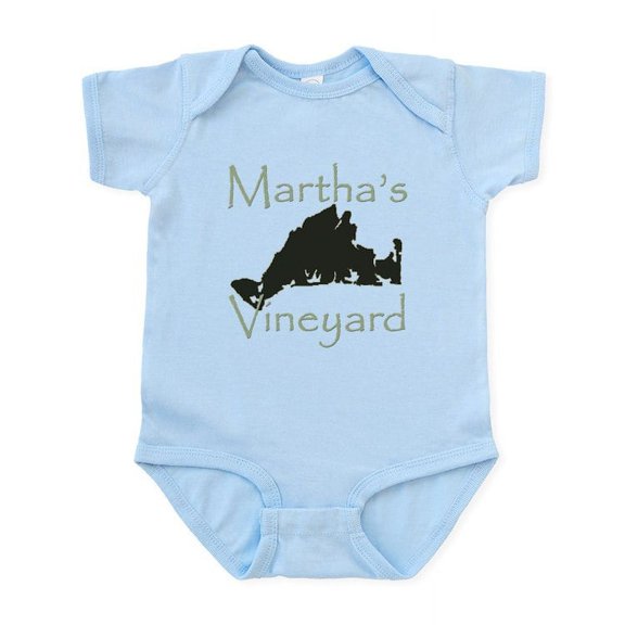 CafePress - Martha's Vineyard Infant Bodysuit - Baby Light Bodysuit, Size Newborn - 24 Months