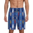 thumbnail image 1 of Vsdgher Shorts de Pyjama pour Hommes Imprimé Poisson Mignon Bas de Pyjama Légers avec Poches - Grand, 1 of 6