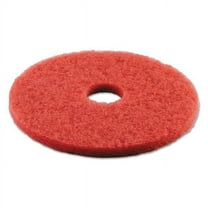 16 in. dia Standard Buffing Floor Pads - Red - 5 per Case