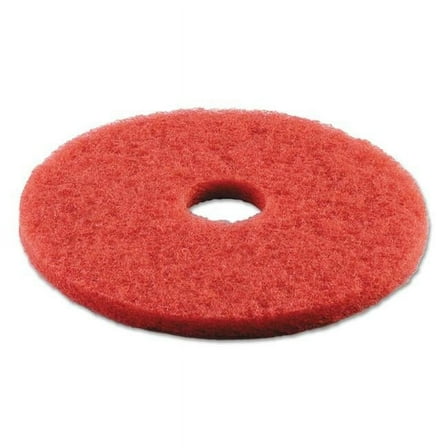 16 in. dia Standard Buffing Floor Pads - Red - 5 per Case
