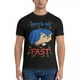 thumbnail image 2 of Camisetas vintage de algodón con cuello redondo y manga corta de Sonic, juego de plataformas y memes, Gotta Go Fast, 2 of 5