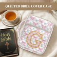 thumbnail image 4 of HELLHERO Zipper Pocket Bible Cover Case for Girls, Handle Washable Bible Carrier Tote Bag Polyester Fabric Lightweight Soft for Daily Scripture Reading, 4 of 9
