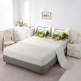 thumbnail image 3 of Manfei Cartoon Camper 7 Pieces Full Size Bedding Sets,Woodland Camping Theme Full Size Bed in a Bag,Green,Light Gray Reversible, 3 of 7