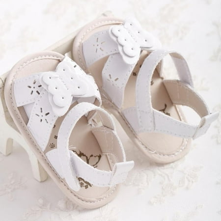 

Summark Infant Baby Boys Girls Sandals Pu Leather Soft Anti-slip Rubber Sole for New walkers Toddler Outdoor Casual Summer Shoes