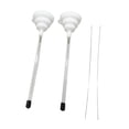 thumbnail image 2 of Luzkey 2 Pieces Beading Funnels Bead Crafting Tools Clay Bead Stringing Tool with Beading Pins Beading Tools Kit for Jewelry Making , Funnel and Pin, 2 of 8