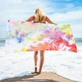thumbnail image 1 of Kelon Serviette de Plage Liquidation Serviette de Bain en Polyester pour Femme Serviette de Plage d'Été en Microfibre Serviette de Bain en Velours Double Face à Séchage Rapide, 1 of 2