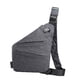 thumbnail image 5 of Bolso bandolera para hombre, bolso de pecho, mochila informal, bolso bandolera para correr Gris derecho, 5 of 8