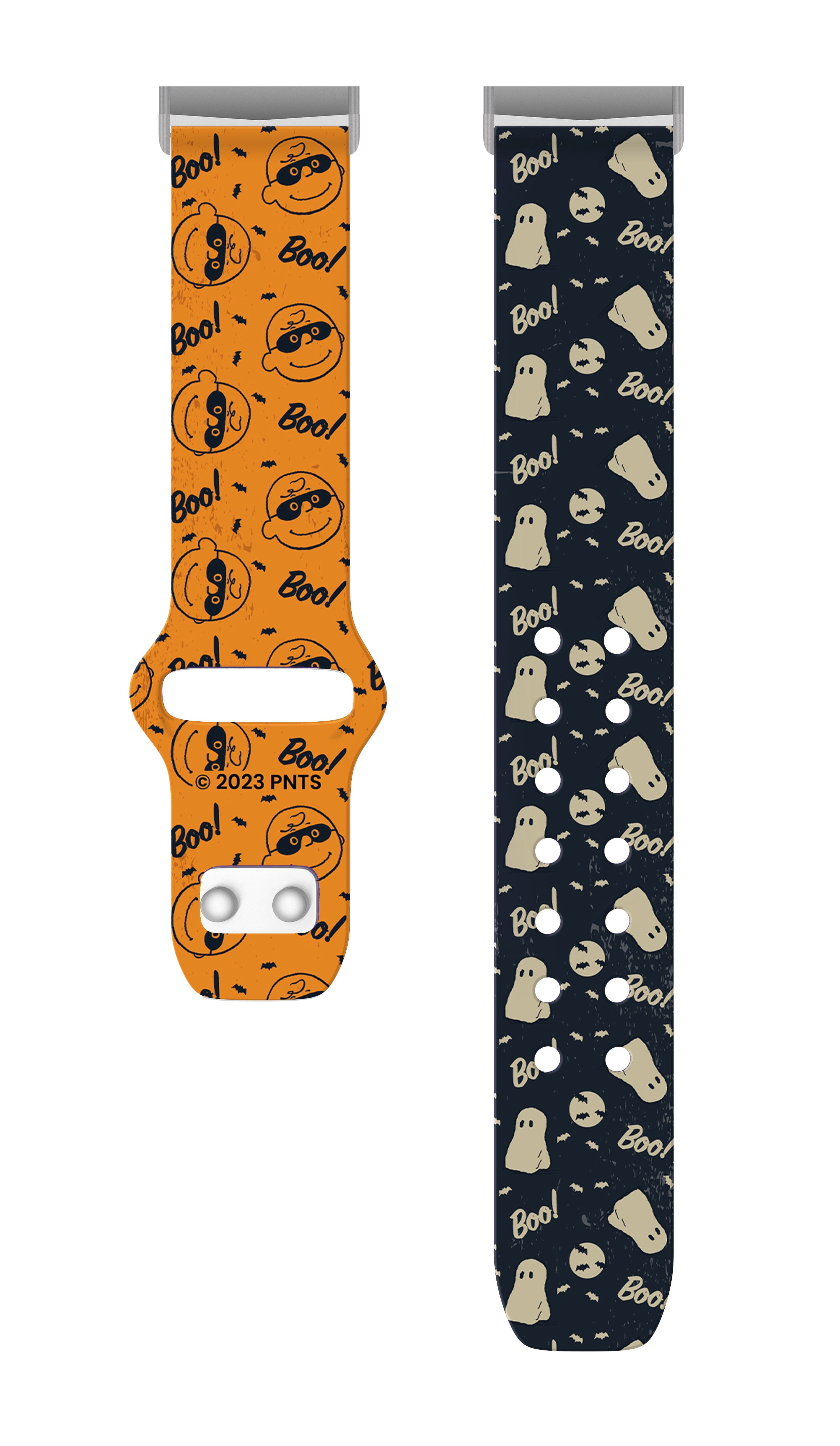 Peanuts Halloween HD Watch Band Compatible with FitBit Versa 3 & Sense (20mm Long Spooky Crew) by Affinity Bands