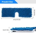 thumbnail image 4 of 4 Pack Microfiber & Chenille Mop Refills Compatible with O-Cedar Dual-Action Flip Mop, Mop Heads Replacements for Hardwood Floor 'N More 3-Action Mop, 4 of 5