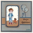 thumbnail image 3 of Just Me Stamp & Die Set Boy with a Dog, 3 of 4