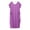 1_Purple, variant on Plus Size Summer Dresses for Women Casual Solid Loose Round Neck Short Sleeve Midi Sundress