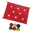 thumbnail image 2 of JWQFBC Hole Tarp Kindergarten Coordination Playing Children Cooperative Play Preschool Red, 2 of 9