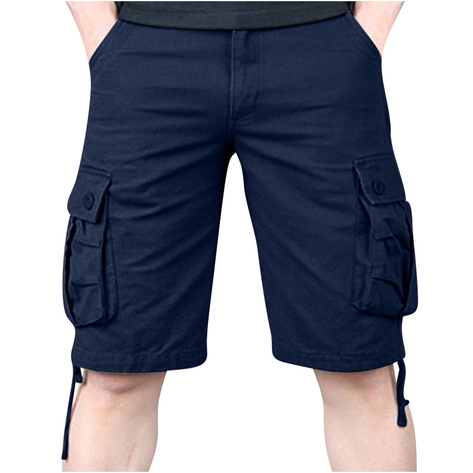 Fanxing Men's Straight Fit Cargo Shorts,Men's Cargo Shorts Elastic ...