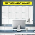 thumbnail image 4 of YiJuHui 1pcs Large Wall Calendar Dry Erase Monthly Planner Reusable Whiteboard Schedule Board with Stickers for Home Office Organization, 4 of 6