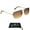 Gold Brown, variant on proSPORT Bifocal Aviator Reading Sunglass Reader Men Women Gradient Brown Lens