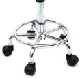 thumbnail image 4 of Round Shape Adjustable Salon Stool with Back and Line White, 4 of 6