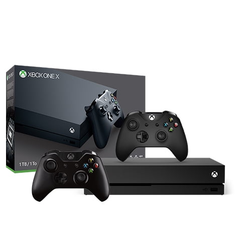 Xbox One X 1TB Console with Extra Xbox Wireless Controller - Black