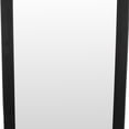 thumbnail image 3 of Wall-Mounted Mirror with Tall Rectangular Frame, 24 x 71, Black Metal, 3 of 5