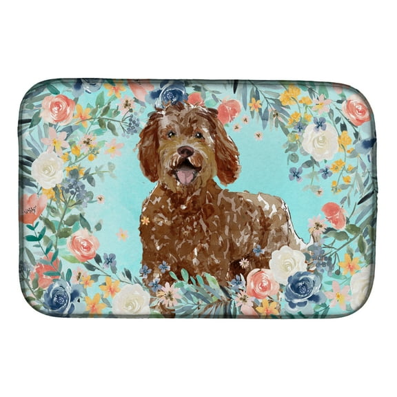 Labradoodle Dish Drying Mat