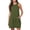 Army Green, variant on ZenCart Women's Sleeveless Dress Summer Casual Mini Tank Dress with Pockets Loose Beach Vacation Crew Neck Sundress
