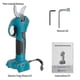 thumbnail image 2 of 40mm Electric Cordless Pruning Shears Scissor Cutter Pruner For Makita 18v 26-27s, 2 of 5