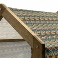 thumbnail image 5 of African Pet House, Chevron Zigzags and Half Circles Folkloric Elements Sharp Canonical Motifs, Outdoor & Indoor Portable Dog Kennel with Pillow and Cover, 5 Sizes, Multicolor, by Ambesonne, 5 of 5
