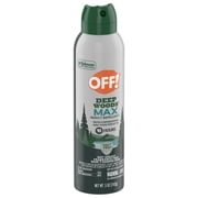 OFF! Deep Woods® Max Mosquito & Tick Aerosol Spray with 20% Picaridin, 5 oz