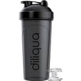 thumbnail image 2 of diliqua -6 PACK- Shaker Bottles for Protein Mixes | BPA-Free & Dishwasher Safe | 6 Large 24 oz protein shaker bottle | Shaker Cups for protein shakes | Blender Shaker Bottle Pack, 2 of 5