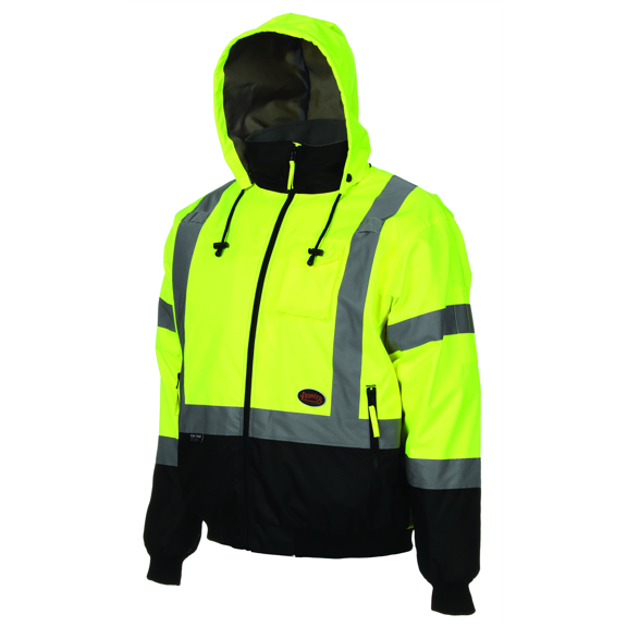 Pioneer Pioneer - Hi-Vis Insulated Bomber Jacket - Yellow/Green - Size 3XL