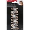 Simplicity Create-It-Yourself Small Silver Snap Clips, 8 Count