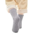 thumbnail image 3 of CPNG CPNG Kid Girls Fuzzy Socks Solid Color Coral Fleece Non Slip Floor Socks Comfy Fluffy Lined and Thickened Short Warm and Lint Free Autumn Winter Socks, 3 of 9