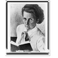 thumbnail image 2 of Historic Framed Print, [Gerdy Troost, head-and-shoulders portrait, facing left, holding book], 17-7/8" x 21-7/8", 2 of 9