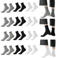 thumbnail image 6 of LWNYDPLSD Mesh Mid Tube Socks Men's Cotton Socks Summer Men's Socks Black Thin Breathable Sweat Absorbing Business Socks Grey, 6 of 6