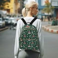 thumbnail image 7 of FORMRS Mini Backpack Purse for Women Travel Daypack Casual Shoulder Bag, Red Christmas Trees, 7 of 7