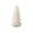 White, variant on Christmas Tree Shaped Decorative Candle, 6 Inch Embossed Taper Candle for Holiday Tabletop, Mantel, and Centerpiece Decor, Unscented Wax, Green Red or White